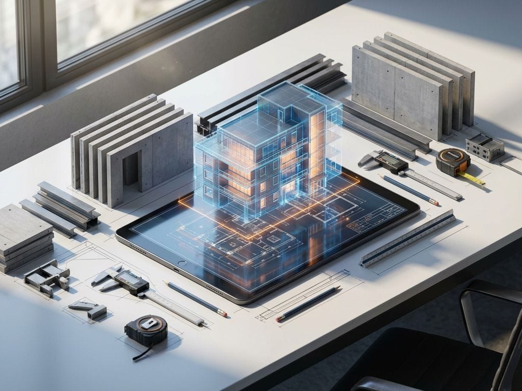Artikelafbeelding bij Hoe werken Digital Twins in prefab productie?