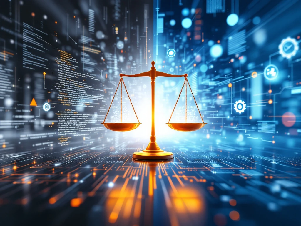 Vergelijking van chaotische traditionele softwareontwikkeling versus gestroomlijnde AI-geassisteerde ontwikkeling met kwaliteit-snelheid weegschaal